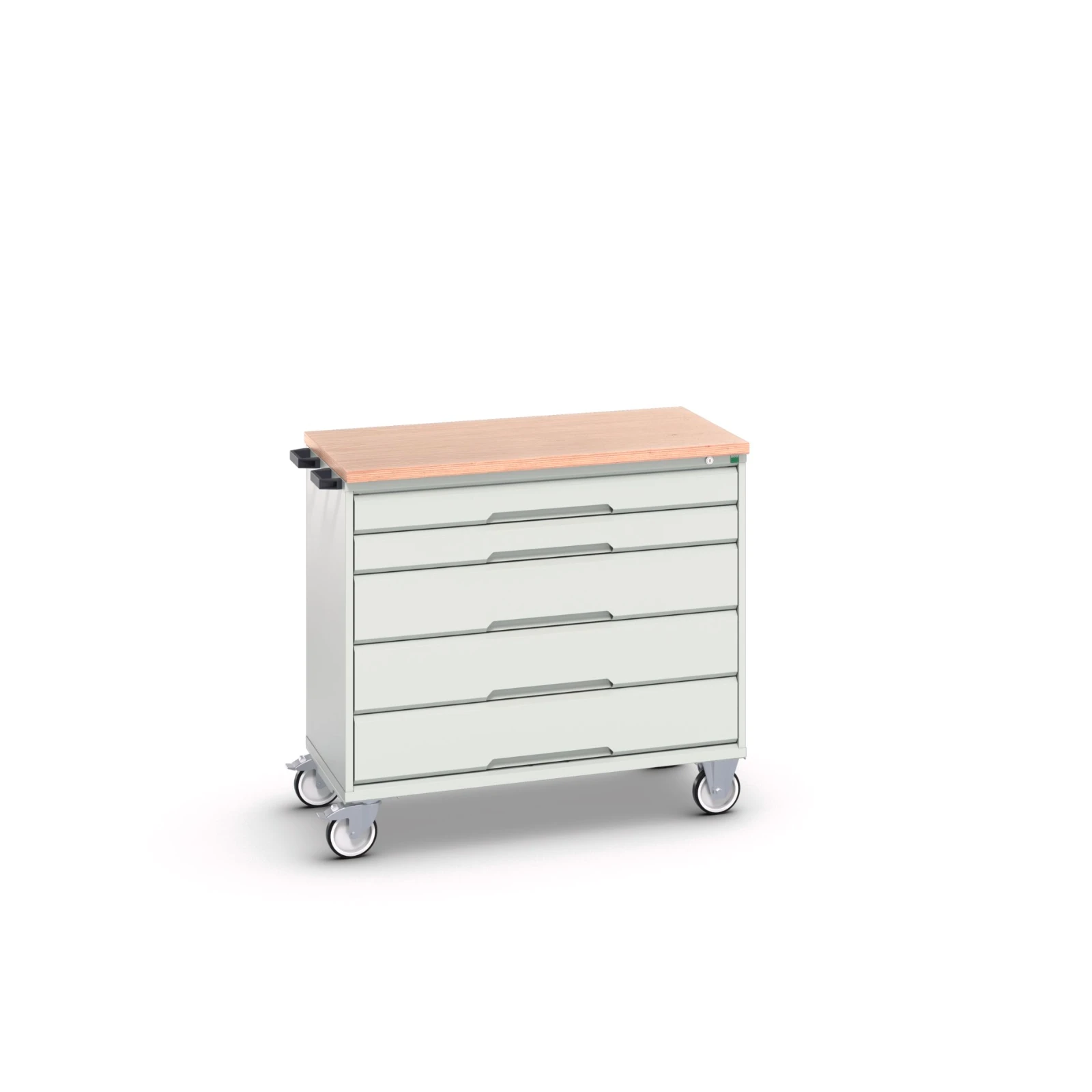 bott Verso gereedschapswagen 1050x600x980mm 5 laden MPX top RAL 7035