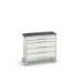 bott Verso gereedschapswagen 1050x550x965mm 5 laden top tray RAL 7035