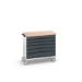 bott Verso gereedschapswagen 1050x600x980mm 6 laden MPX top RAL 7016