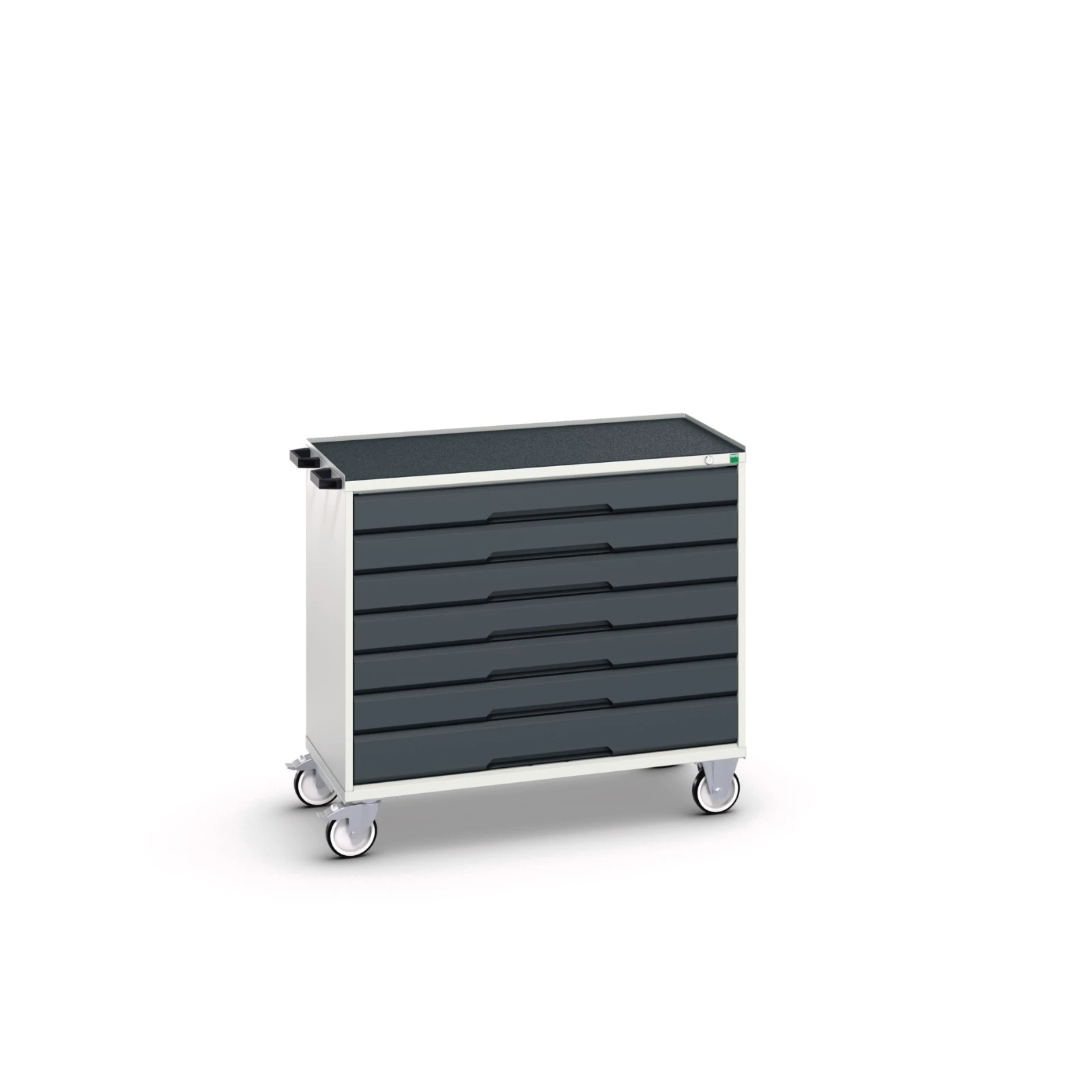 bott Verso gereedschapswagen 1050x550x965mm 7 laden top tray RAL 7016