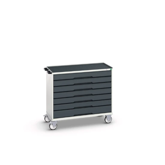 bott Verso gereedschapswagen 1050x550x965mm 7 laden top tray RAL 7016