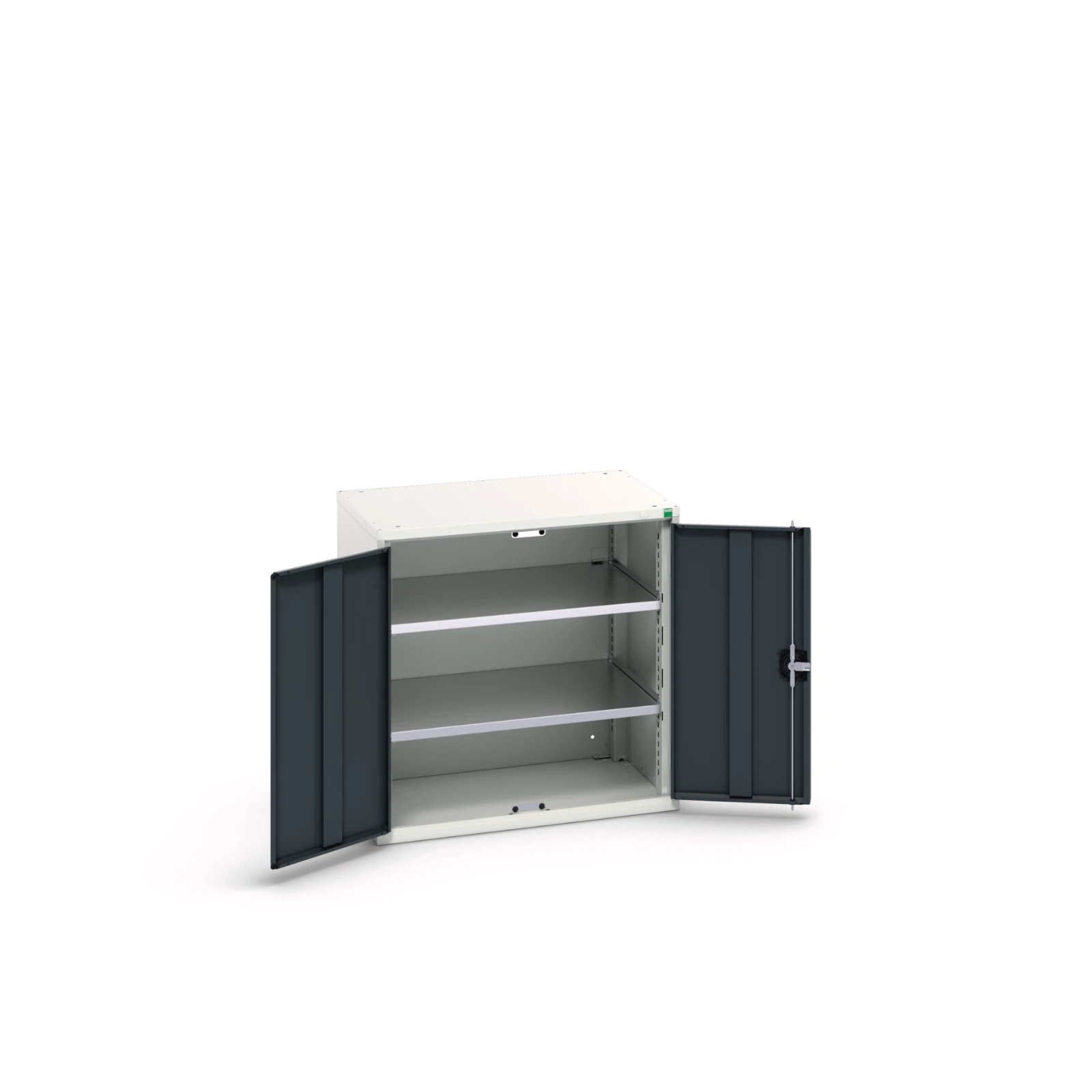 bott Verso systeemkast 800x550x800mm 2 legborden 2 deuren RAL 7016