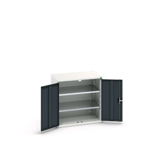 bott Verso systeemkast 800x550x800mm 2 legborden 2 deuren RAL 7016