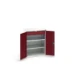 bott Verso systeemkast 800x550x1000mm 3 legborden 1 lade RAL 3004