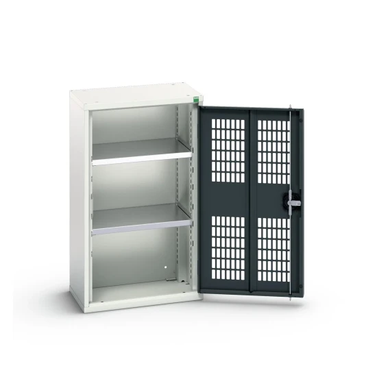 bott Verso kast gevleugelde deuren 525x350x900mm 2 legborden RAL 7016