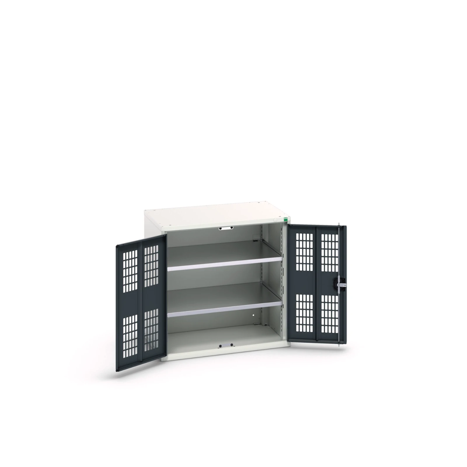 bott Verso kast gevleugelde deuren 800x350x800mm 2 legborden RAL 7016