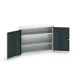 bott Verso hangkast 1050x350x800mm 2 legborden 2 deuren RAL 7016