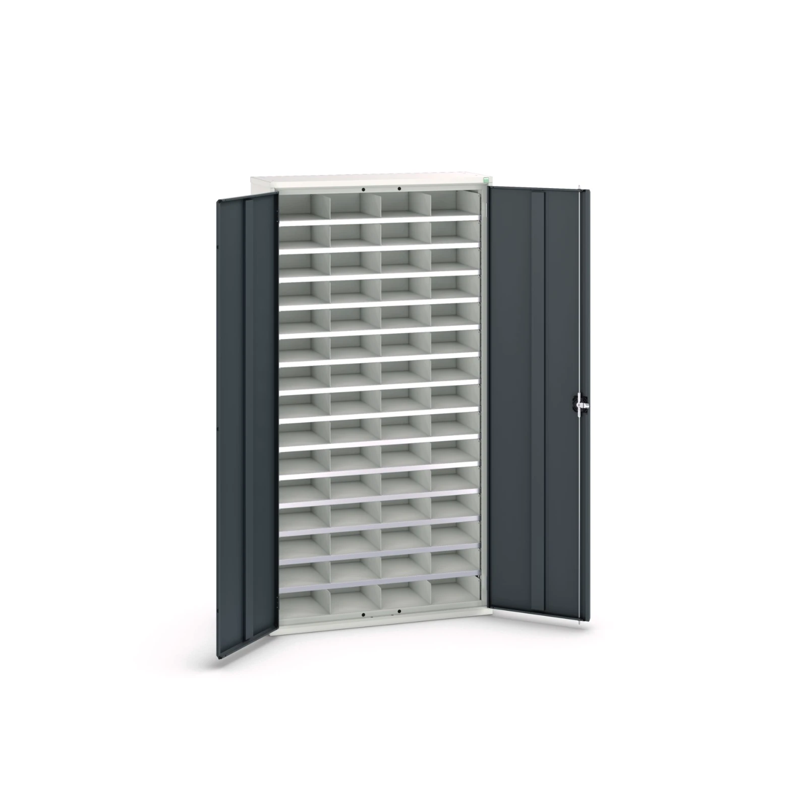 bott Verso systeemkast 1050x350x2000mm 60 compartimenten RAL 7016