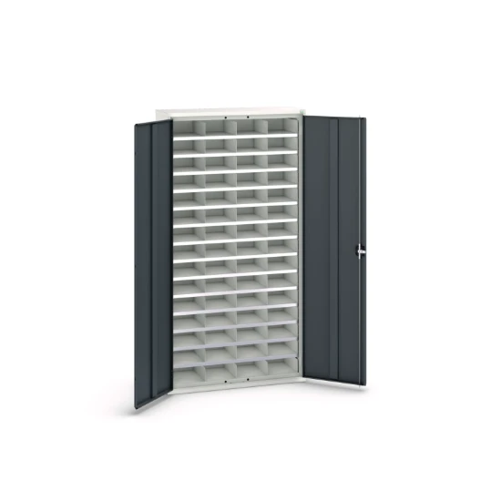 bott Verso systeemkast 1050x350x2000mm 60 compartimenten RAL 7016