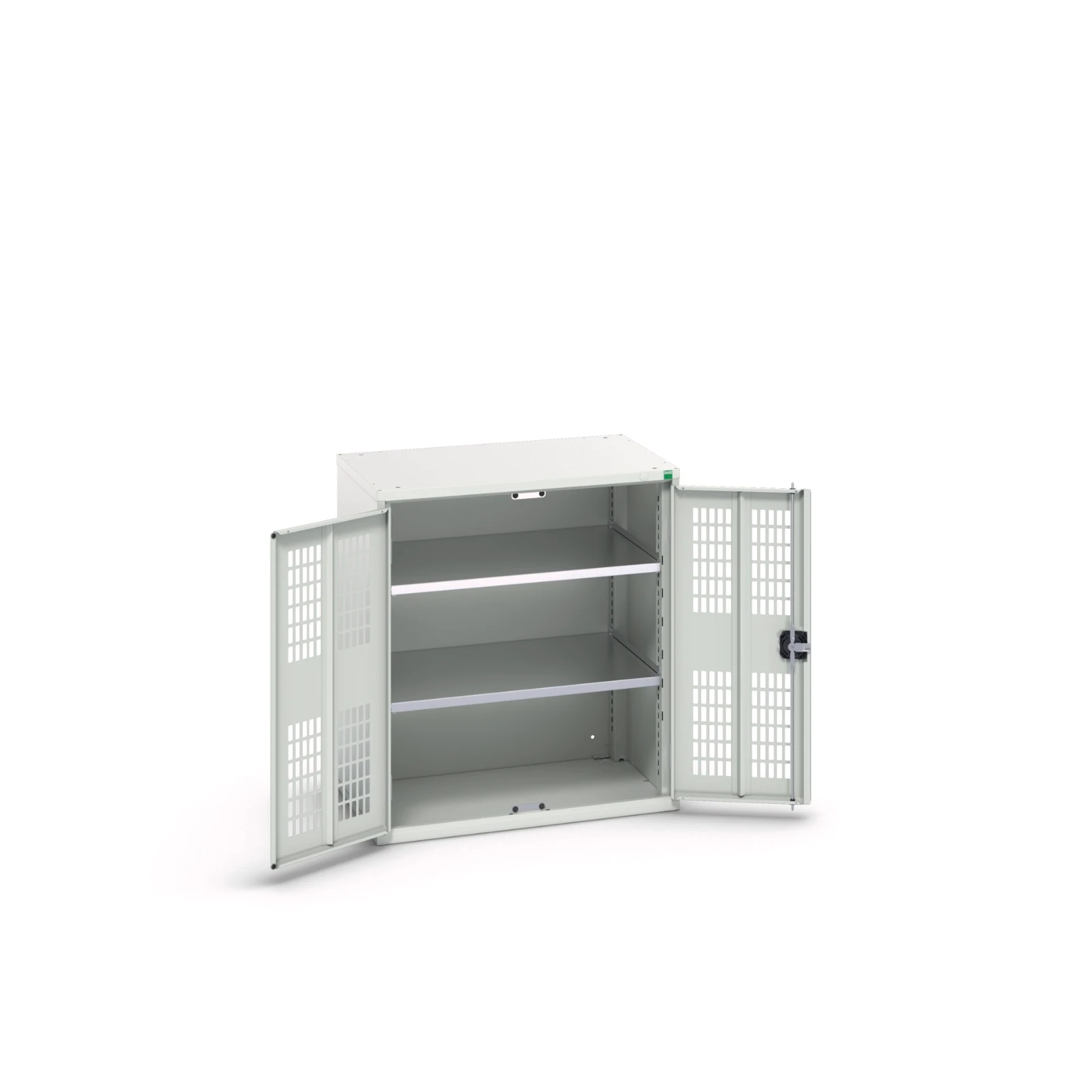 bott Verso kast gevleugelde deuren 800x350x900mm 2 legborden RAL 7035