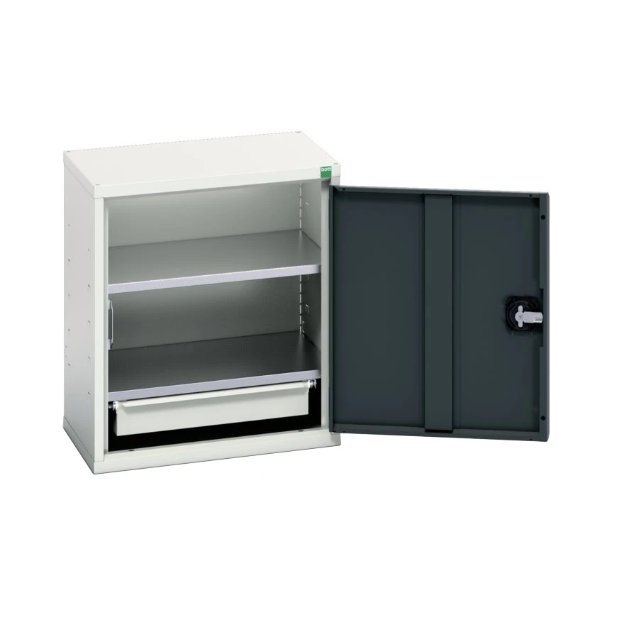 bott Verso eco wandkast 525x350x600mm 2 legborden 1 lade RAL 7016