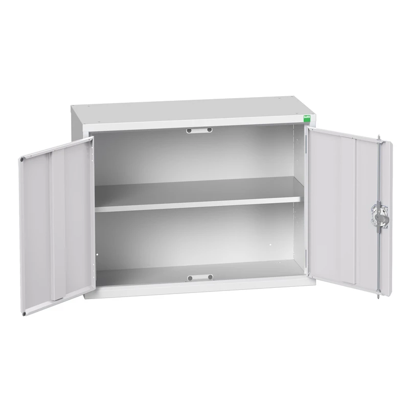 bott Verso eco wandkast 800x350x600mm 1 legbord 2 deuren RAL 7035