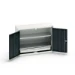 bott Verso eco wandkast 800x350x600mm 2 legborden 1 lade RAL 7016
