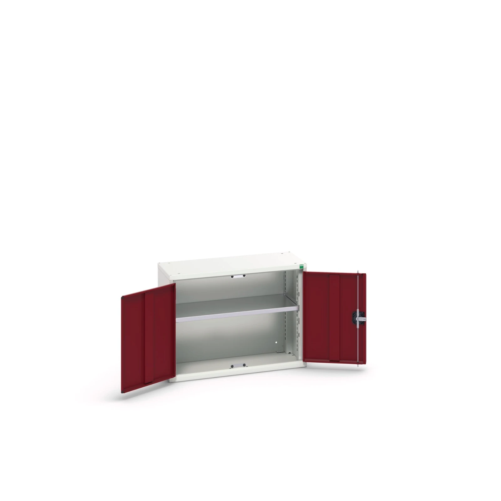 bott Verso hangkast 800x350x600mm 1 legbord 1 deur RAL 3004