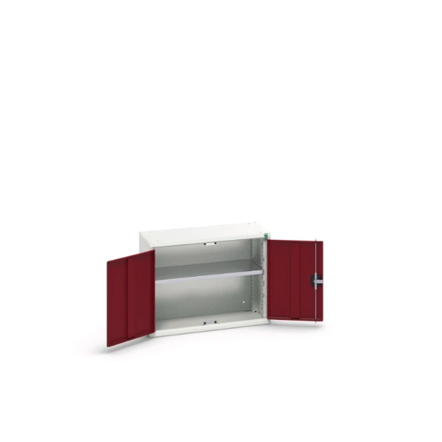 bott Verso hangkast 800x350x600mm 1 legbord 1 deur RAL 3004