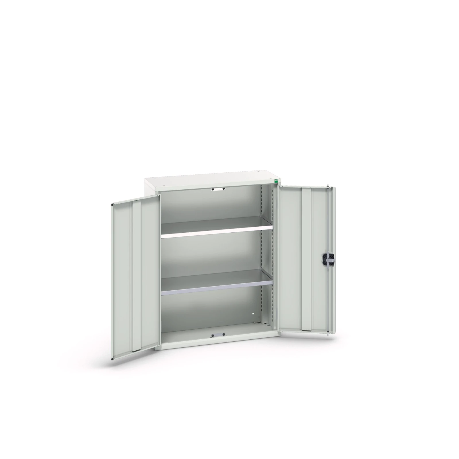 bott Verso hangkast 800x350x1000mm 2 legborden 2 deuren RAL 7035