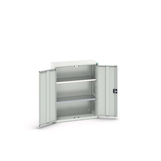bott Verso hangkast 800x350x1000mm 2 legborden 2 deuren RAL 7035