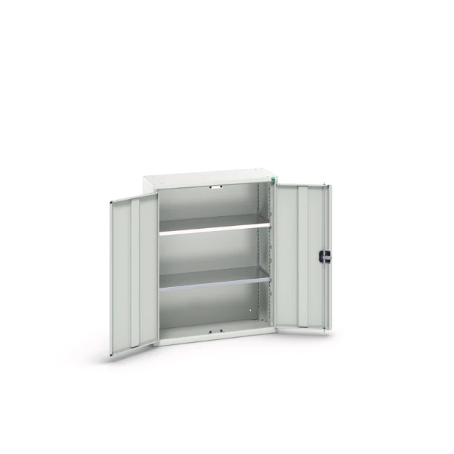 bott Verso hangkast 800x350x1000mm 2 legborden 2 deuren RAL 7035