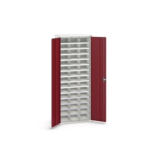 bott Verso systeemkast 800x350x2000mm 45 compartimenten RAL 3004