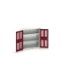 bott Verso kast gevleugelde deuren 800x350x900mm 2 legborden RAL 3004
