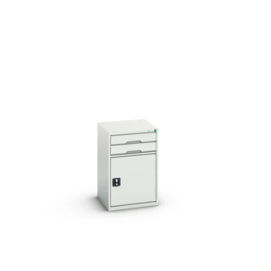 bott Verso schuifladenkast 525x550x800mm 2 laden 1 deur RAL 7035