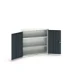 bott Verso hangkast 1050x350x900mm 2 legborden 2 deuren RAL 7016
