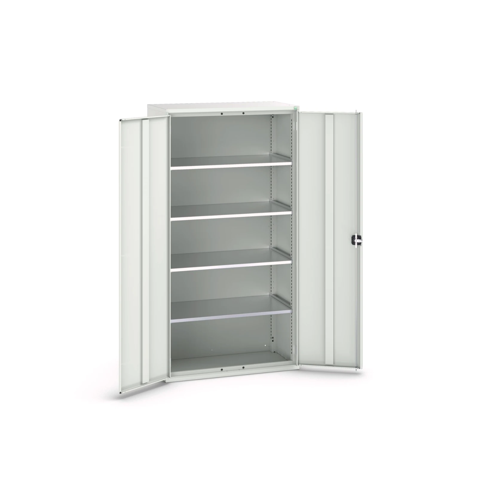 bott Verso systeemkast 1050x550x2000mm 4 legborden 2 deuren RAL 7035