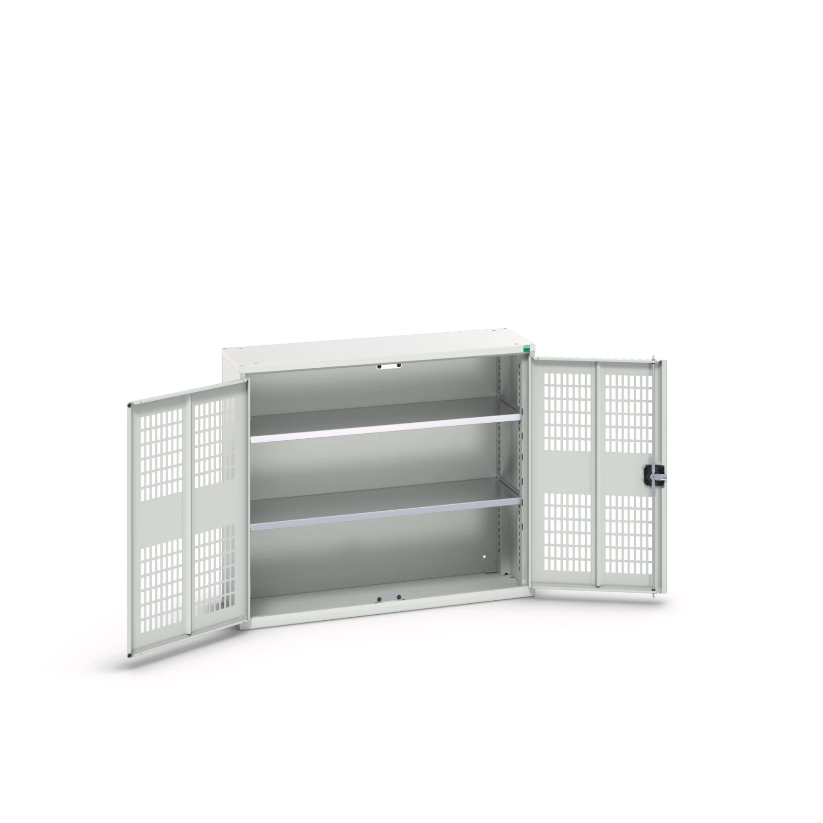 bott Verso kast gevleugelde deuren 1050x350x900mm 2 legborden RAL 7035