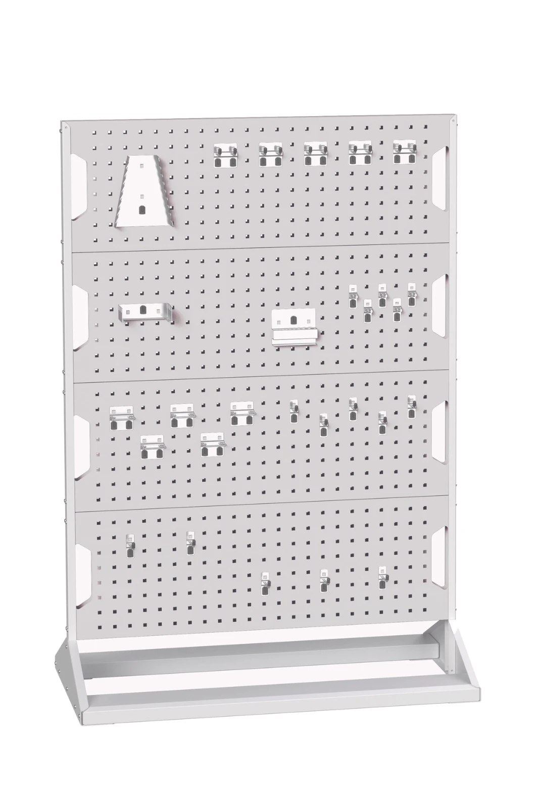 bott Perfo paneelrek 8 panelen en 60 haken kit RAL 7035