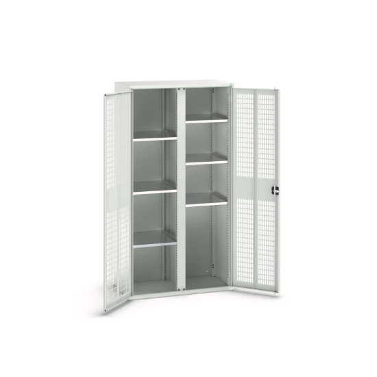 bott Verso kast gevleugelde deuren 1050x550x2000mm 6 legborden RAL 7035