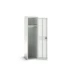 bott Verso kast gevleugelde deuren 525x550x2000mm 1 legbord 1 stang RAL 7035