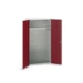 bott Verso systeemkast 1050x550x2000mm 1 legbord 1 rail RAL 3004