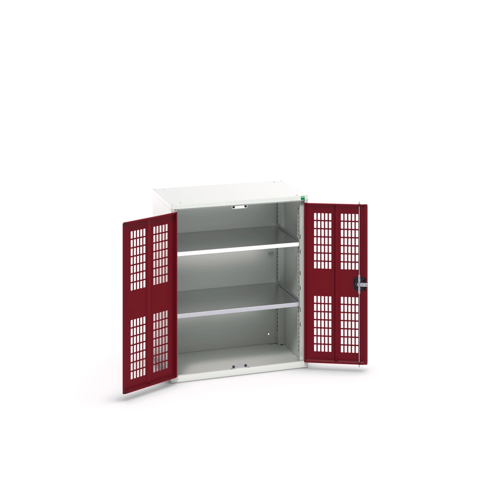 bott Verso kast gevleugelde deuren 800x350x1000mm 2 legborden RAL 3004
