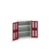 bott Verso kast gevleugelde deuren 800x350x1000mm 2 legborden RAL 3004
