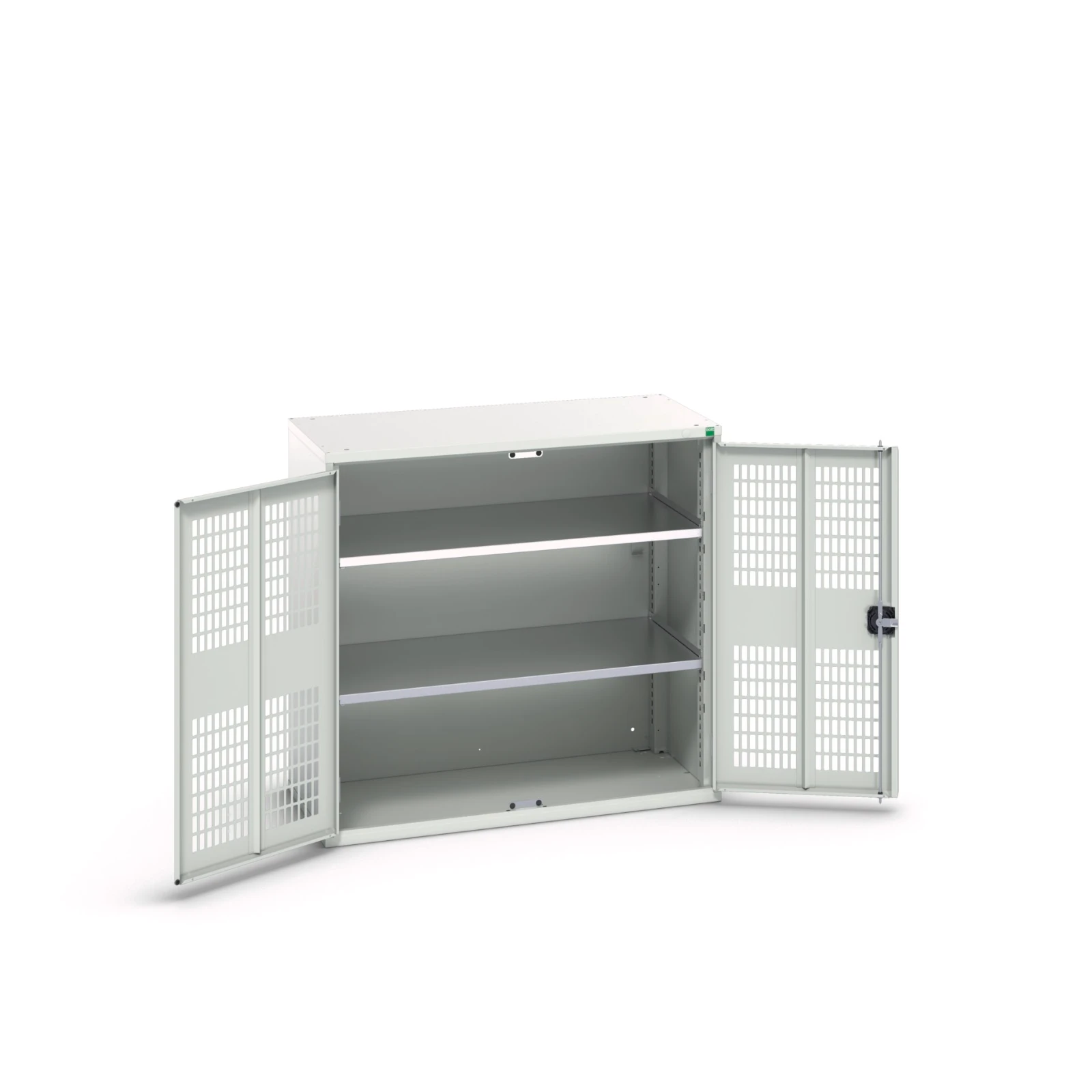 bott Verso kast gevleugelde deuren 1050x550x1000mm 2 legborden RAL 7035