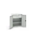 bott Verso systeemkast 800x550x1000mm 1 legbord 2 laden RAL 7035