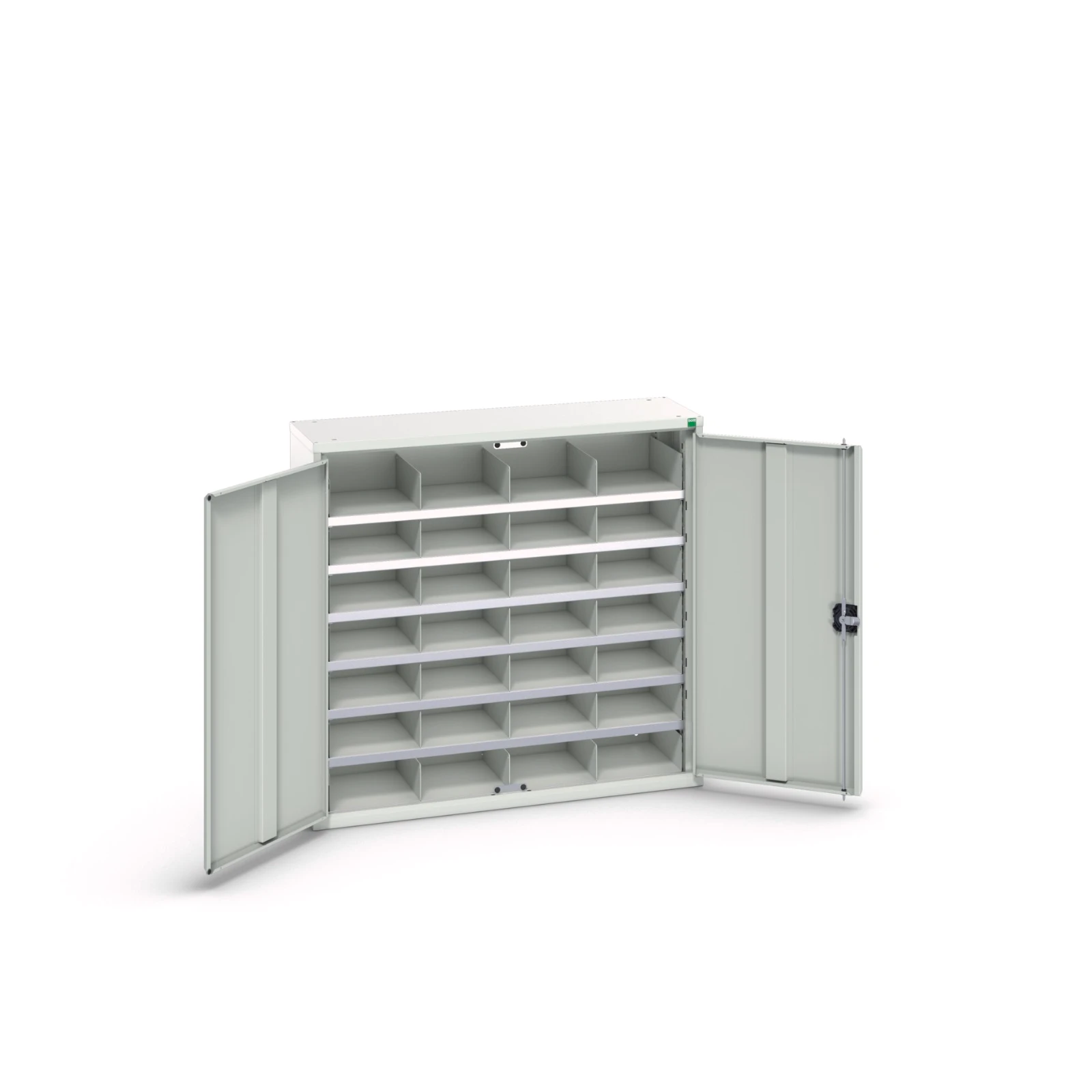 bott Verso systeemkast 1050x350x1000mm 28 compartimenten RAL 7035
