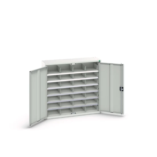 bott Verso systeemkast 1050x350x1000mm 28 compartimenten RAL 7035