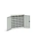 bott Verso systeemkast 1050x350x1000mm 28 compartimenten RAL 7035