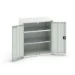 bott Verso systeemkast 800x550x900mm 2 legborden 2 deuren RAL 7035