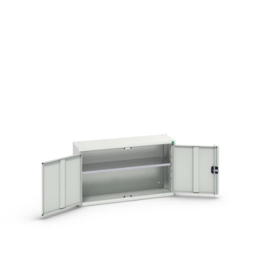 bott Verso hangkast 1050x350x600mm 1 legbord 2 deuren RAL 7035