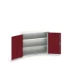 bott Verso hangkast 1050x350x900mm 2 legborden 2 deuren RAL 3004
