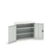 bott Verso systeemkast 1050x550x900mm 2 legborden 2 deuren RAL 7035