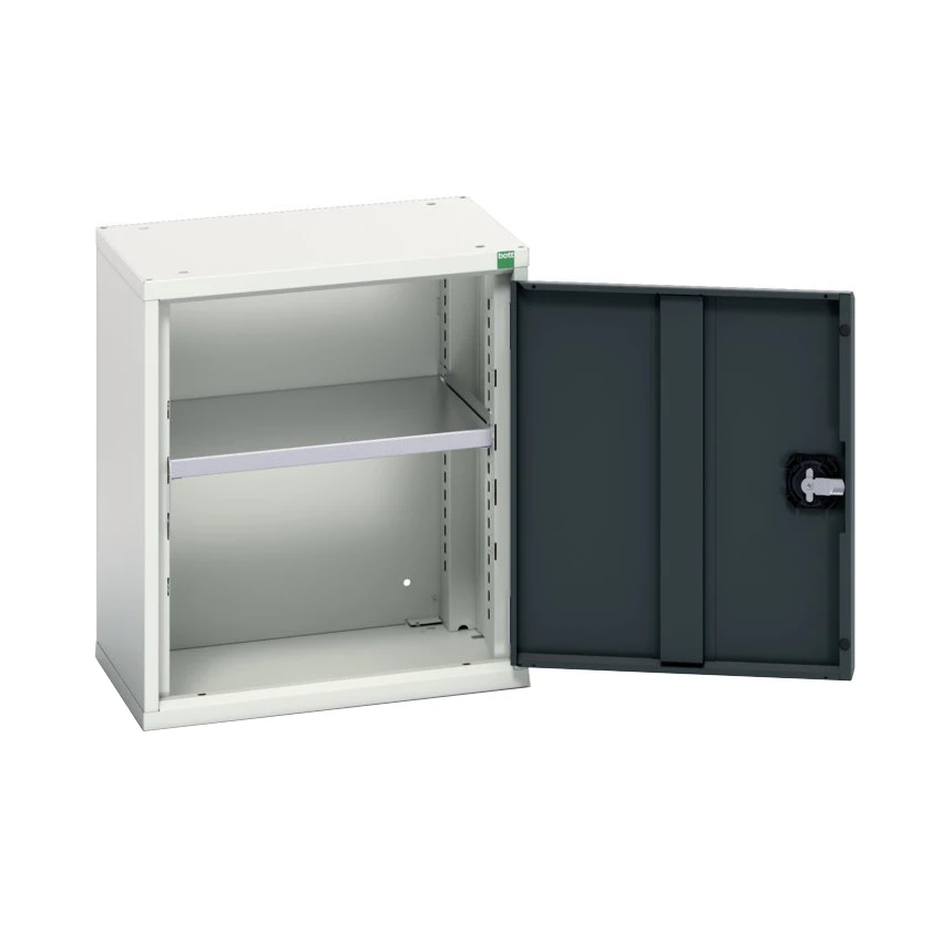 bott Verso systeemkast 525x350x600mm 1 legbord 1 deur RAL 7016