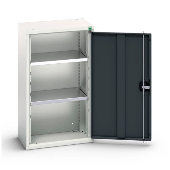 bott Verso systeemkast 525x350x900mm 2 legborden 1 deur RAL 7016