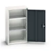 bott Verso systeemkast 525x350x900mm 2 legborden 1 deur RAL 7016