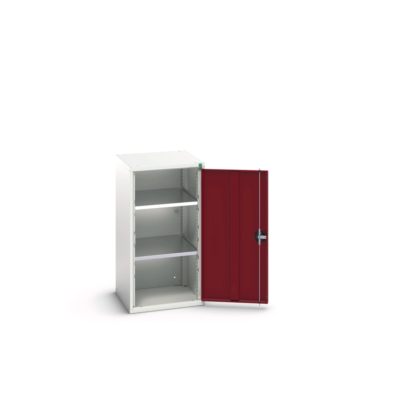bott Verso systeemkast 525x550x1000mm 2 legborden 1 deur RAL 3004