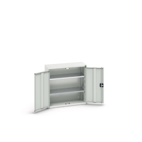 bott Verso hangkast 800x350x600mm 2 legborden 1 deur RAL 7035