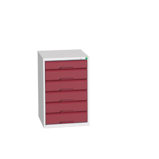 bott Verso schuifladenkast 525x550x800mm 6 laden RAL 3004