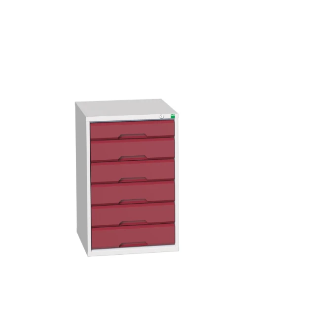 bott Verso schuifladenkast 525x550x800mm 6 laden RAL 3004